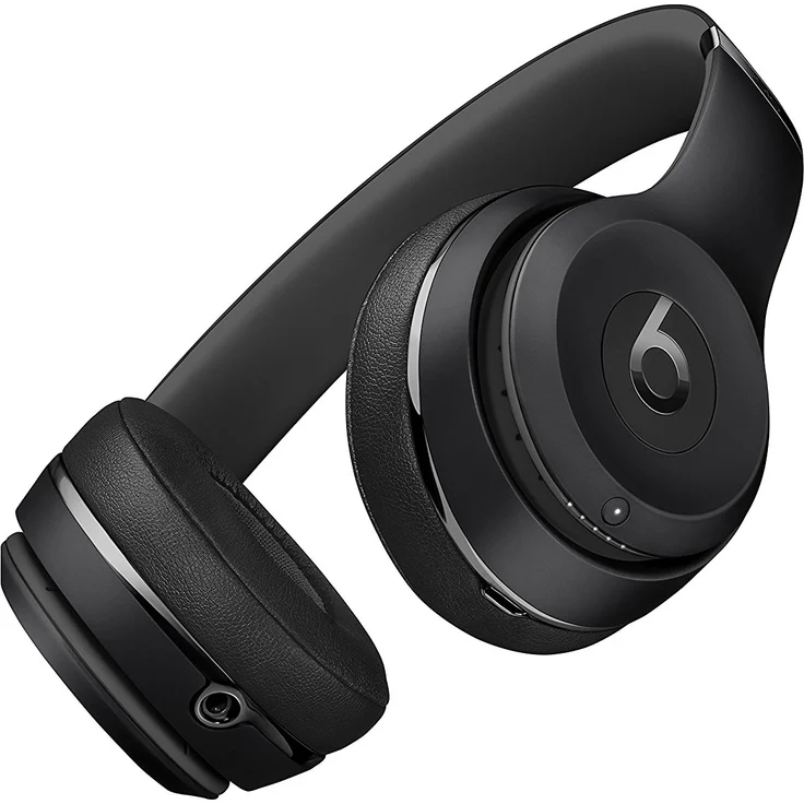 Beats Solo3 Apple W1 Chip On-Ear-Kopfhörer mit Bluetooth, Mikrofon, schwarz – Bild 3