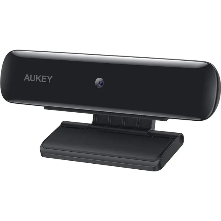 AUKEY Full HD Webcam (1080p, Live Streaming Kamera, Für Desktop-Laptop, USB Webcam für Widescreen, Video, Anrufe, Aufnahmen) (PC-W1)