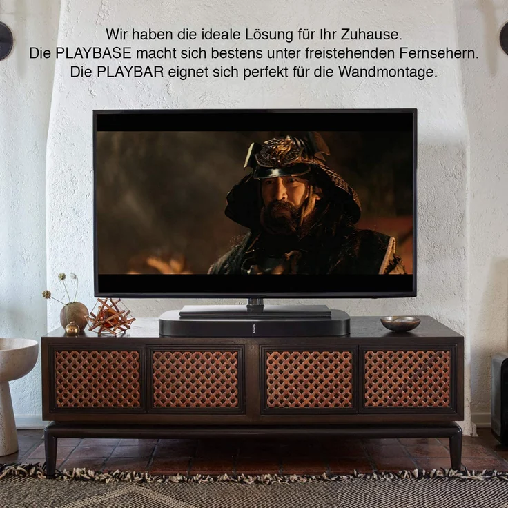 Sonos Playbase 3.1 Soundbase ohne Subwoofer mit Subwoofer, kabellos/kabelgebunden, geeignet für TV, schwarz (2017) – Bild 7