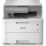 Brother DCP-L3510CDW Kompaktes 3-in-1 Farb-Multifunktionsgerät, weiß