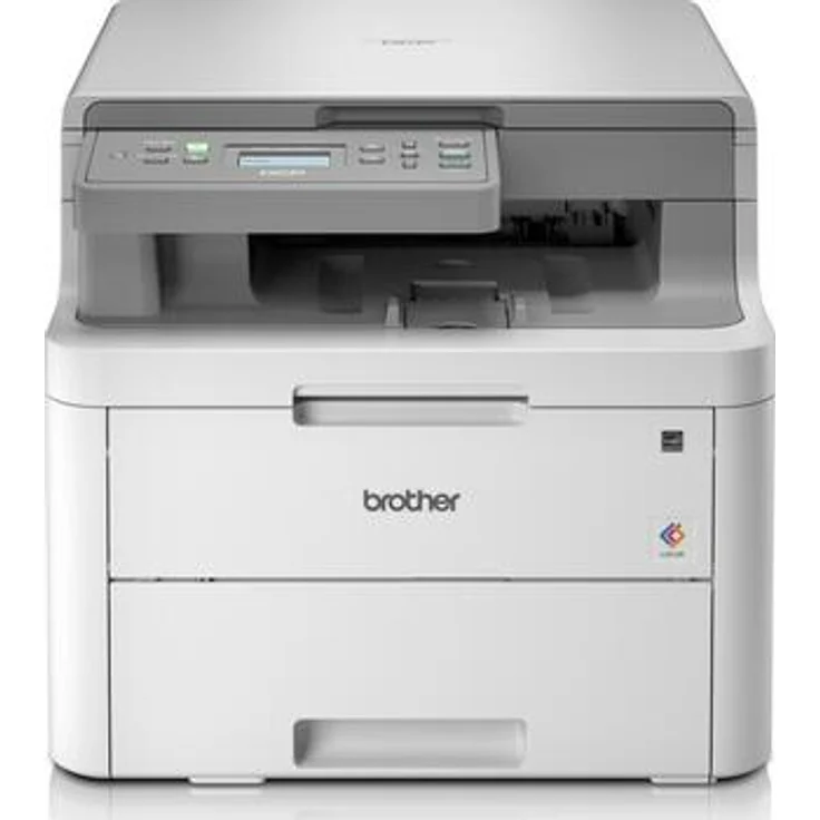 Brother DCP-L3510CDW Kompaktes 3-in-1 Farb-Multifunktionsgerät, weiß – Bild 1