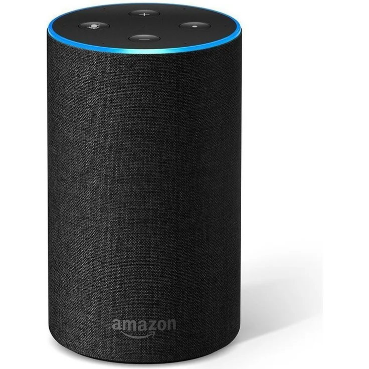 Amazon Echo (2. Gen.), Intelligenter Lautsprecher mit Alexa, Anthrazit Stoff