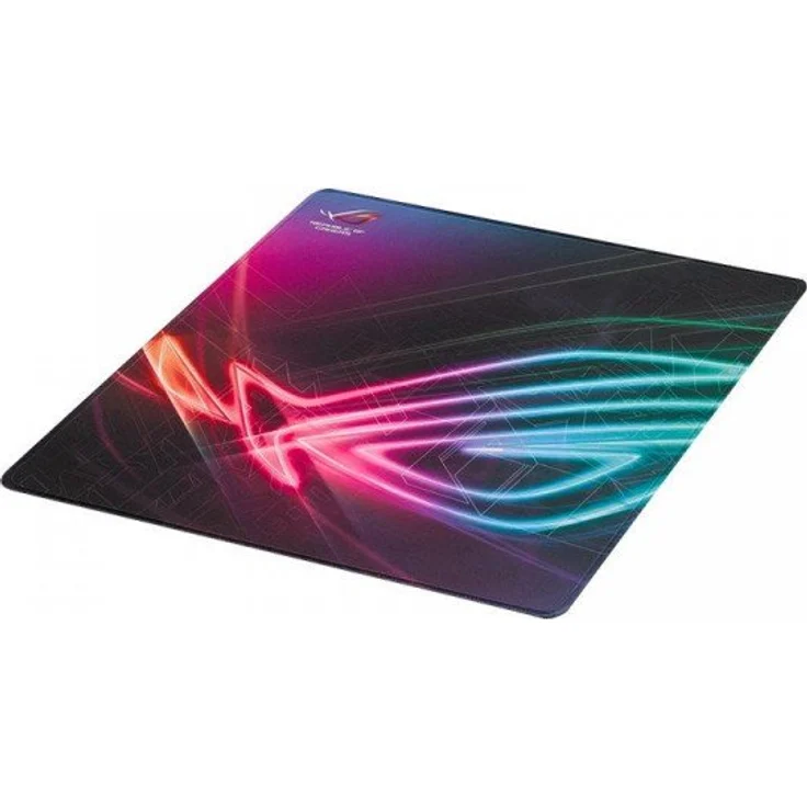 Asus ROG Strix Edge vertikales Gaming Mauspad (optimierte Stoffoberfläche, vollfarbige Nähte, rutschfeste Unterseite),400x450x2 mm – Bild 1