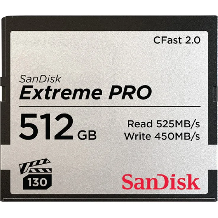 SanDisk Extreme PRO CFast 2.0 Speicherkarte, 512GB