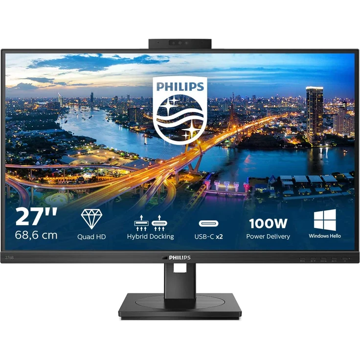 Philips B-line 276B1JH - 27 Zoll, WQHD (2560 x 1440), IPS-Panel, 75Hz, 4ms, 300cd/m² (276B1JH/00) – Bild 1