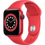 Apple Watch Series 6 Smartwatch GPS + Cellular, 40mm, Aluminiumgehäuse PRODUCT(RED), Sportarmband PRODUCT(RED)