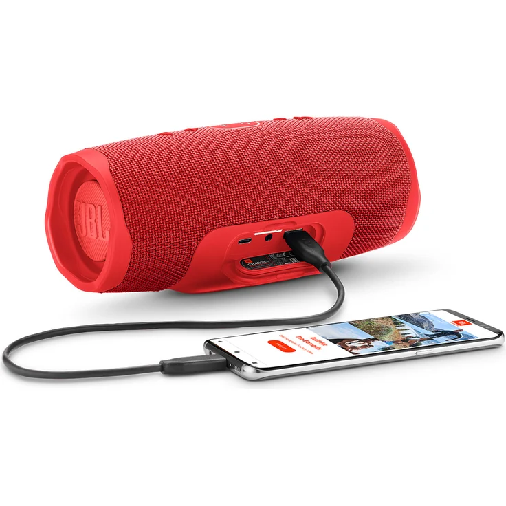 JBL Charge 4 Bluetooth-Lautsprecher, wasserdicht, rot – Bild 7