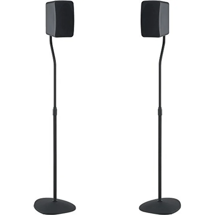 Sanus Lautsprecherständer, höhenverstellbar von 71 cm bis 96.5 cm, set von 2 – Bild 1
