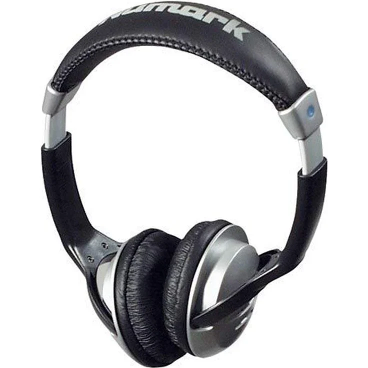 Numark HF125 - professioneller DJ Kopfhörer mit 2m Kabel und 40 mm Lautsprechern für besseren Frequenzgang und geschlossenen Ohrmuscheln für optimale Abschirmung, Schwarz – Bild 4