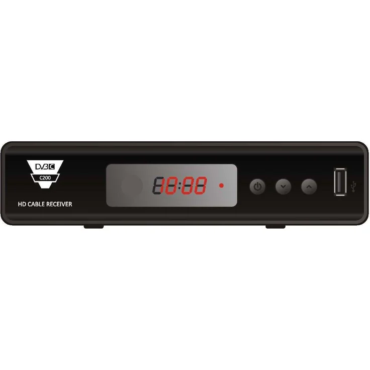 Opticum C 200 DVB-C, HDMI, EPG, schwarz – Bild 1