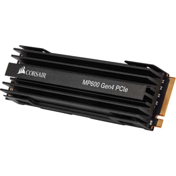 CORSAIR Force Series MP600 - Solid-State-Disk - 2 TB - intern - M.2 2280 - PCI Express 4.0 x4 (NVMe) - 256-Bit-AES - integrierter Kühlkörper (CSSD-F2000GBMP600)