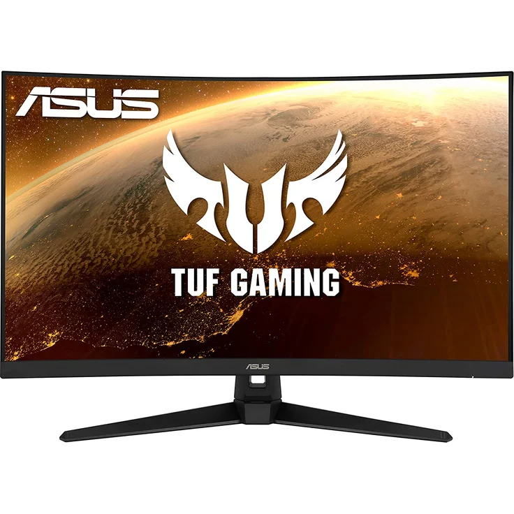 ASUS TUF Gaming VG328H1B - gebogen - 79.8 cm (31.4'') - 1920 x 1080 Full HD (1080p) - VA - 250 cd/m² - 3000:1 - HDMI, VGA - Lautsprecher – Bild 1