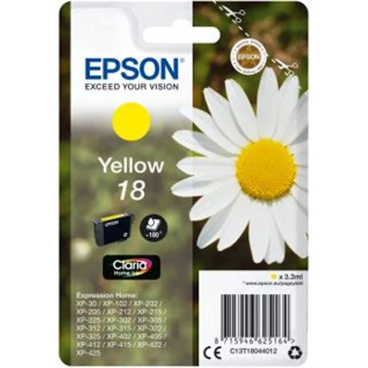 Epson C13T18044012 Gelb Tintenpatrone