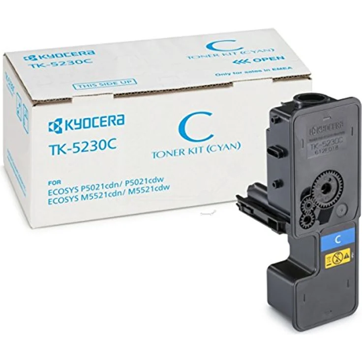 KYOCERA TK-5230C Toner Cyan für 2.200 Seiten gem. ISO/IEC19797 – Bild 1