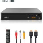RCA LONPOO Kompakt DVD-Player Multi Regionen HDMI