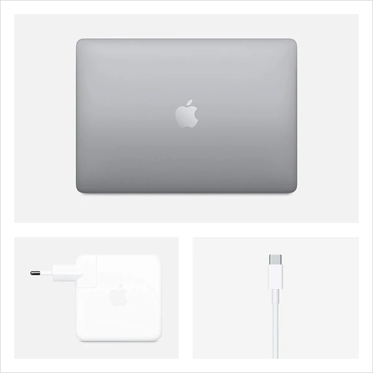 Apple MacBook Pro 13 (2020) 13,3 Zoll (2.560 x 1.600) Intel® Core i5-8257U (1,40 GHz) 8GB RAM 256GB M.2 PCIe SSD macOS (Space Grau) (MXK32D/A) - Preisvergleich – Bild 2