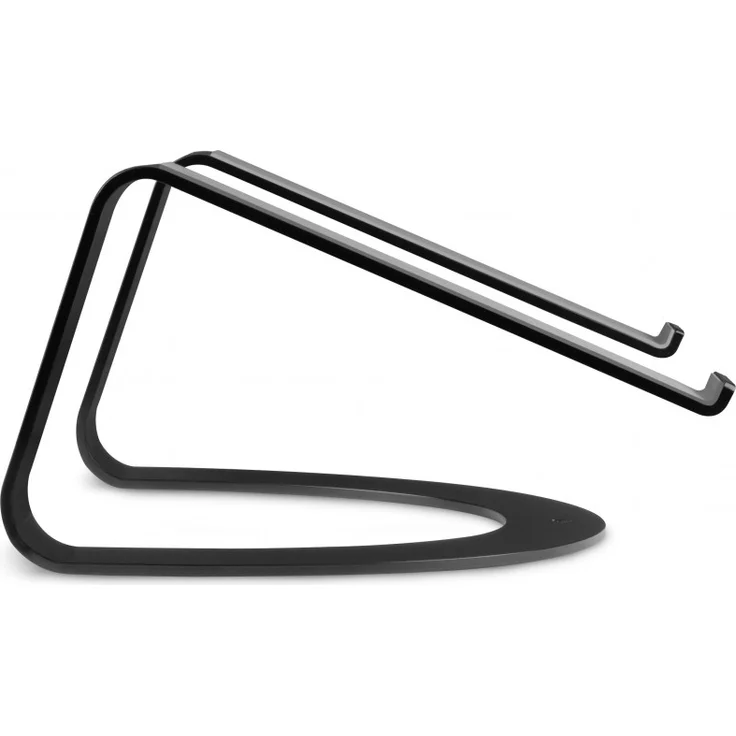 Twelve South Curve Laptopständer für MacBook und Laptops | Ergonomischer, belüfteter Laptop Stand für Zuhause oder Büro, mattschwarz – Bild 2