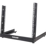Intellinet 19 Desktop Open Frame Rack - Schrank mit offenem Rahmen - Schwarz