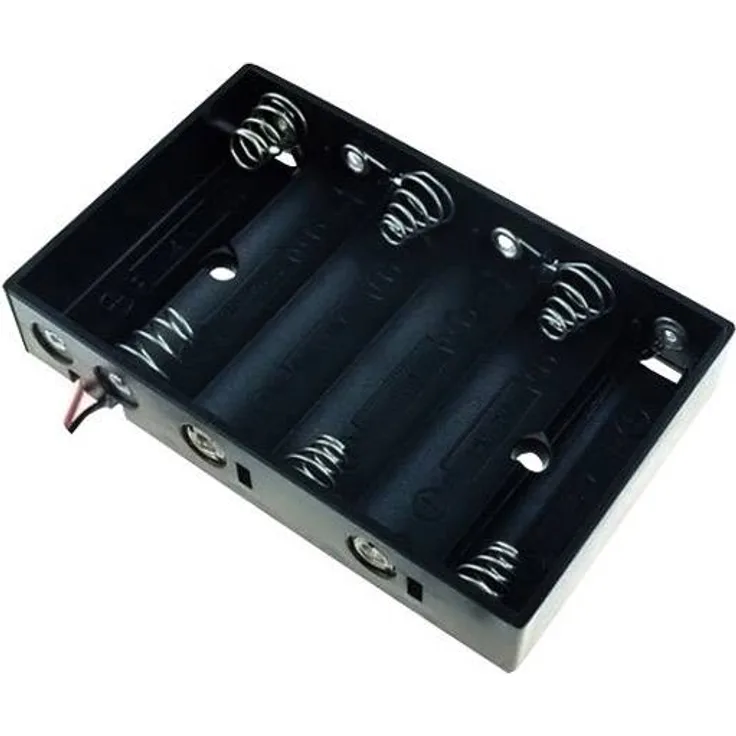 TRU COMPONENTS BH-364A Batteriehalter 6x Mignon (AA) Kabel