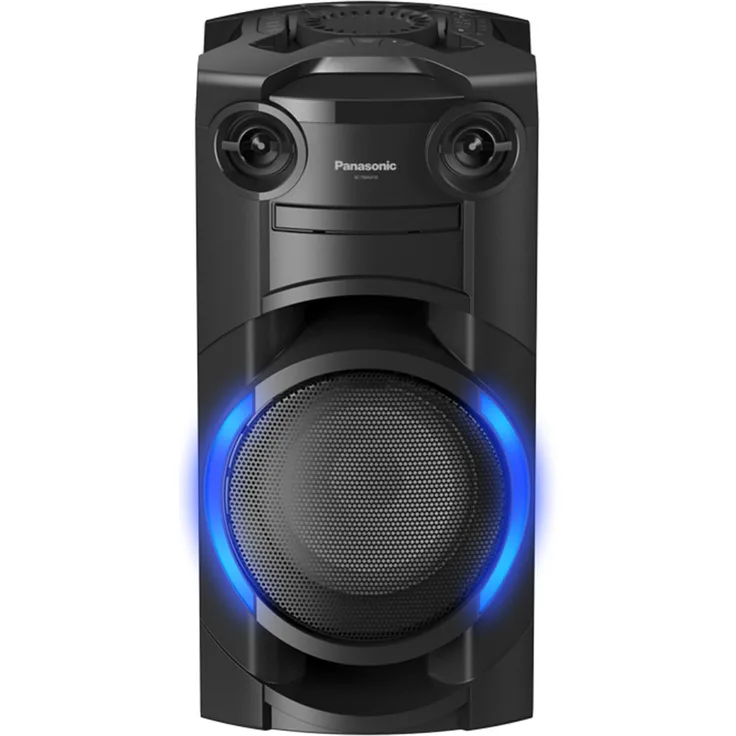 Panasonic SC-TMAX10 Bluetooth-Lautsprecher mit CD-Player, Radio, USB-Player, Lichteffekt, schwarz