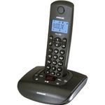 Audioline Pro 280 DECT Schnurlostelefon mit Anrufbeantworter schwarz