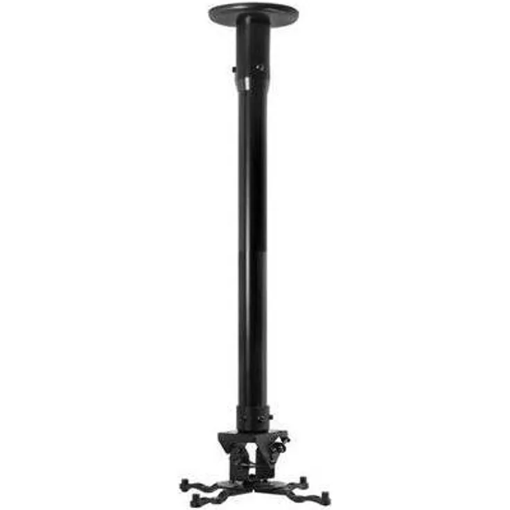 B-TECH BT899-B Projektor Deckenhalterung mit Feinjustierung (Belastbarkeit bis 25kg) schwarz