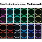 Reflexion PS09BT Bluetooth-Lautsprecher mit Lichteffekt, Radio, Mikrofon, USB-Player, schwarz