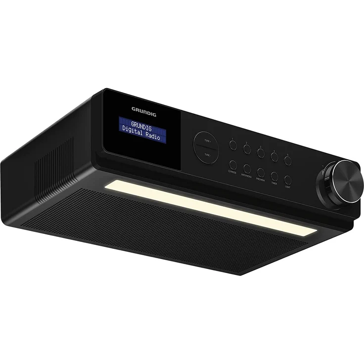 Grundig DKR 1000 BT Unterbauradio mit Bluetooth, TFT-Display, Wecker, geeignet für Küche, schwarz – Bild 3
