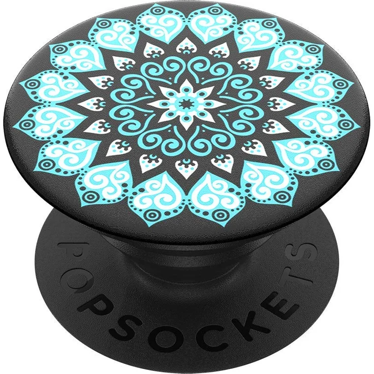 PopSockets PopGrip - Ausziehbarer Sockel und Griff für Smartphones und Tablets mit einem Austauschbarem Top - Peace Mandala Sky – Bild 1