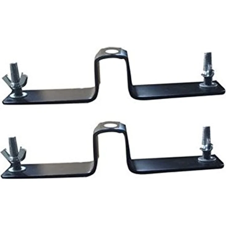 Bresser F002087 BR-D90 PRO-1 Paar Rollenhalter für Hintergrundsystem Schwarz