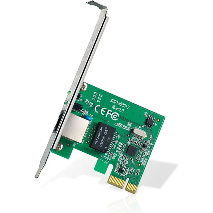 TP-Link TG-3468 Gigabit PCI Netzwerkkarte (10-100-1000Mbit-s PCIe Adapter, 32-Bit-PCIe-Schnittstelle, kompatibel mit Windows 10-8.1-8-7-Vista-XP)