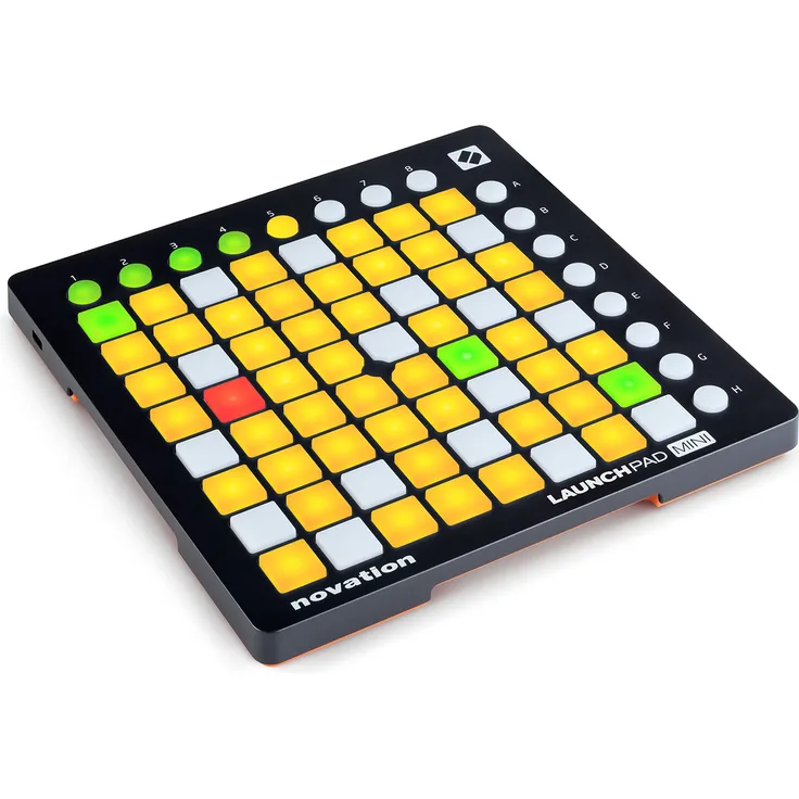 Novation Launchpad Mini Kompakter USB Grid Controller für Ableton Live, MK2 Version