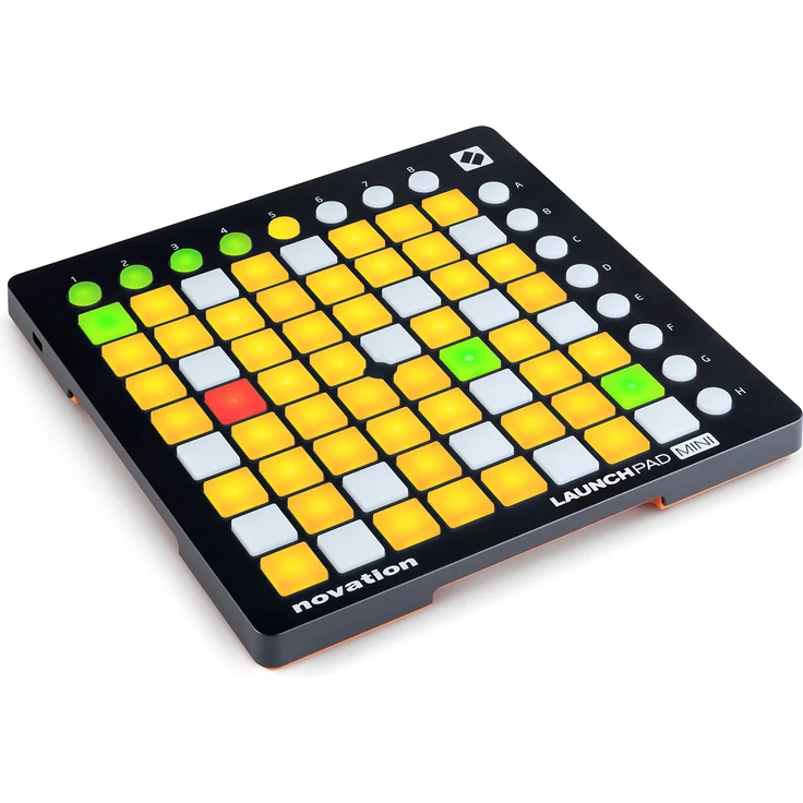 Novation Launchpad Mini Kompakter USB Grid Controller für Ableton Live, MK2 Version
