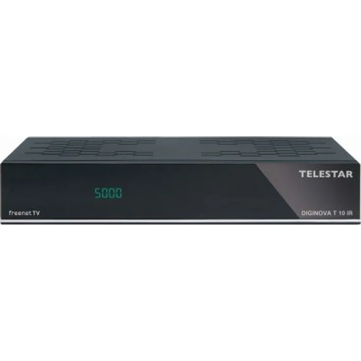 Telestar 5310488 Diginova T 10 IR DVB-T2 HD Receiver mit Irdeto Entschlüsselung Freenet TV, H.265-HEVC, HDMI, Scart, USB, LAN schwarz
