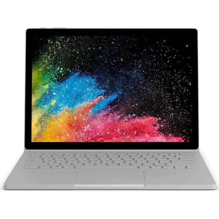 Microsoft Surface Book 2 - 15 Zoll (3.240 x 2.160) Multi-Touch, Intel Core i7-8650U, 16GB RAM, 256GB SSD, Windows 10 Pro 64-bit (Silber) NVIDIA GeForce GTX 1060 – Bild 1