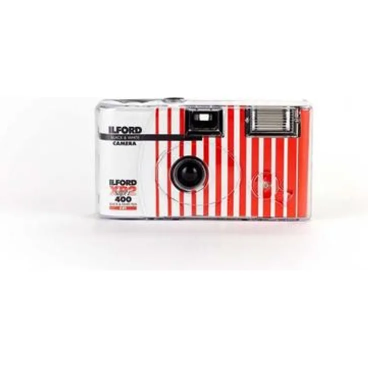 Ilford XP2 Einwegkamera mit Blitz 400 ASA / 27 Aufnahmen black & white