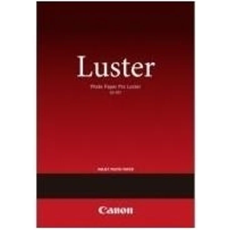 Canon Photo Paper Pro Luster LU-101 - Schnell trocknendes, wasserabweisendes Glanzfotopapier - 260 Mikron A2 (420 x 594 mm) - 260 g/m2 - 25 Blatt (6211B026)