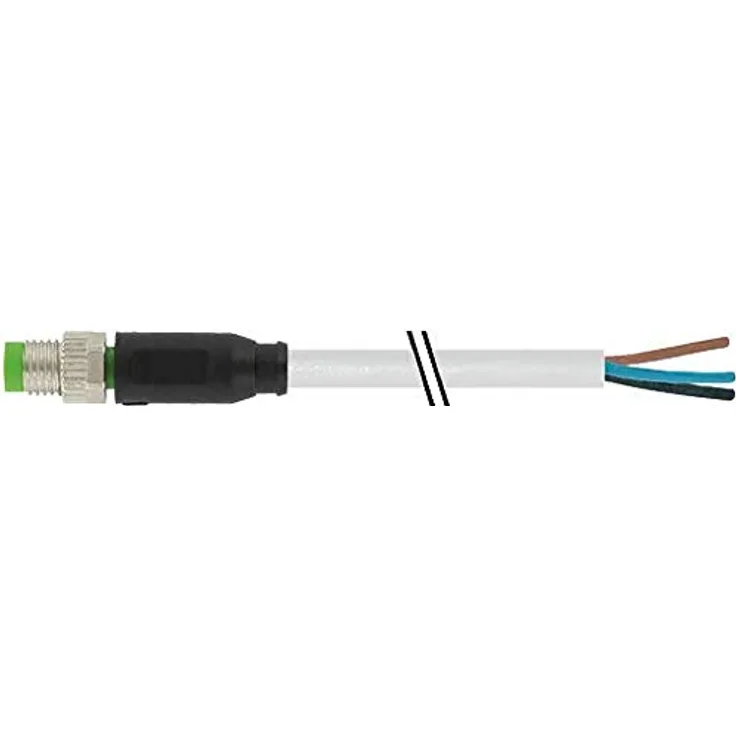 M8 Stecker 0° freies Leitungsende