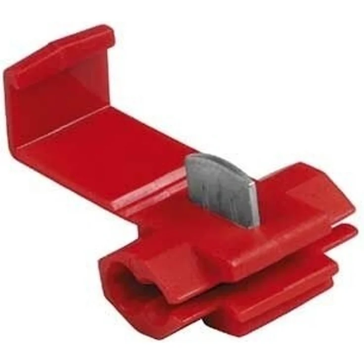 Hama Clamping Connector, red, 5 pieces (Rot)