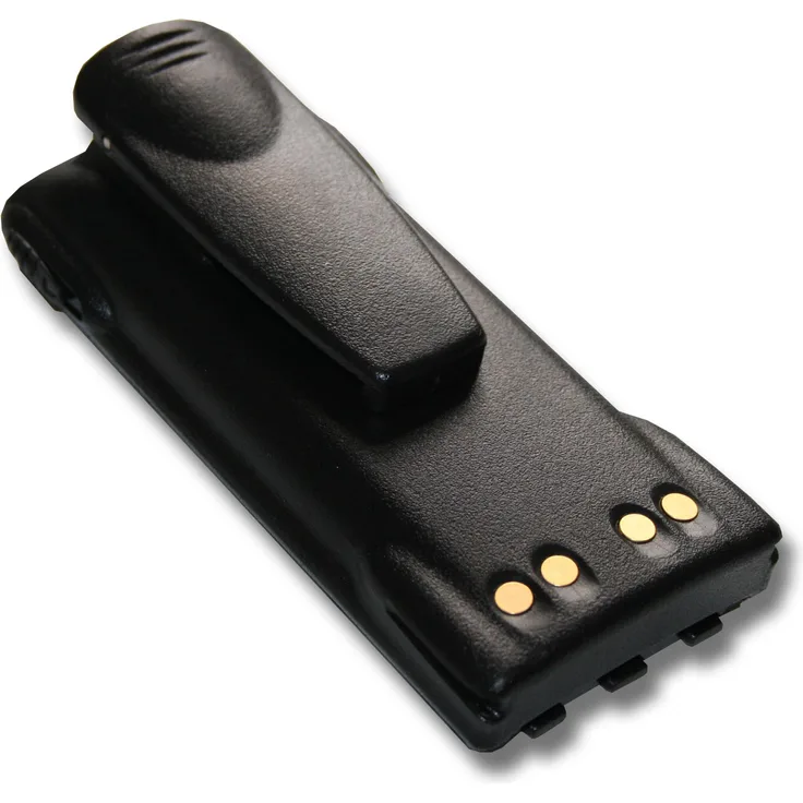 VHBW Akku mit Gürtelclip, geeignet für Funkgerät, Walkie Talkie Motorola HT1225, HT1250, HT1250-LS, HT1250-LS+, HT1250.LS, HT1250.LS+, HT1500, HT1550, HT1550.XLS, HT750, MTX8250 1500 mAh, 7,2 V, NiMH