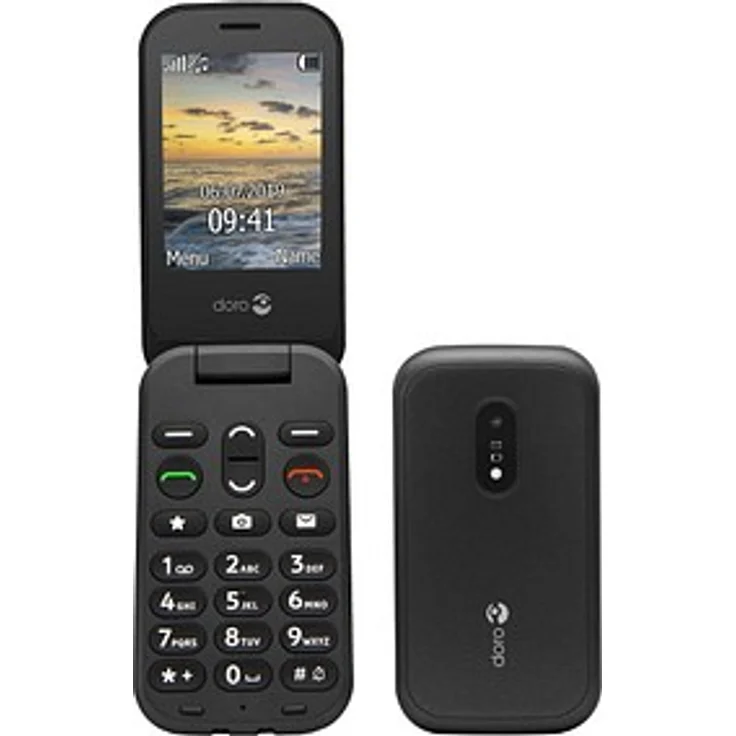 Doro 6040 Handy 2,8 Zoll-Display, Schwarz – Bild 3