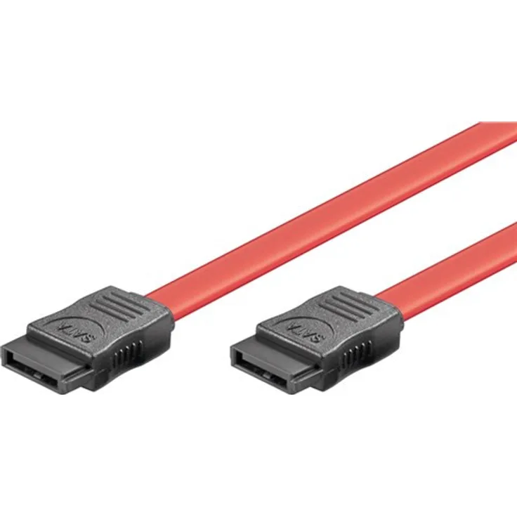 Wentronic Goobay HDD S-ATA Kabel 1,5 GBits / 3 GBits, Rot, 0.5 m - S-ATA L-Type > L-Type (50915)