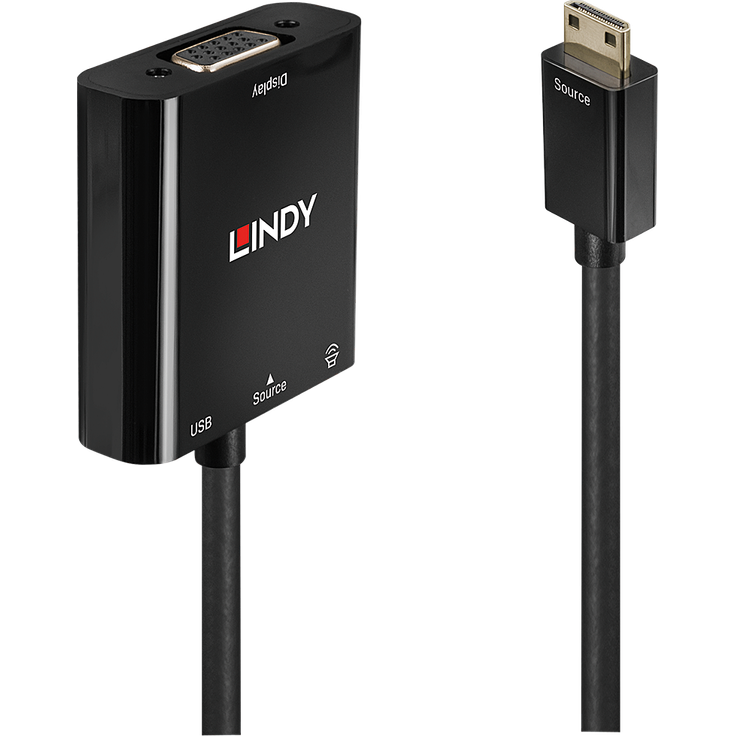 Mini HDMI auf VGA und Audio Konverter
