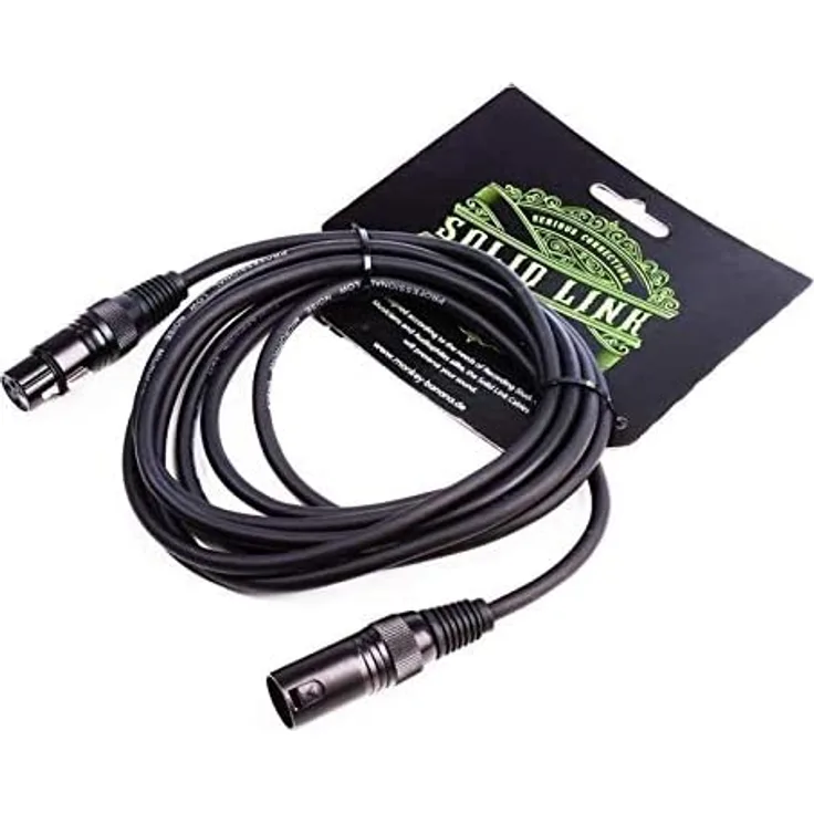 Monkey Banana Solid Link Kabel - XLR-M - XLR-F - 100cm