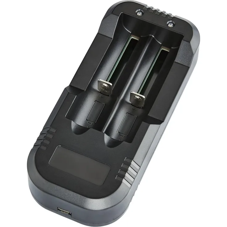 walimex pro Dual Ladegerät für Li-Ion Akku 18650 und 18350