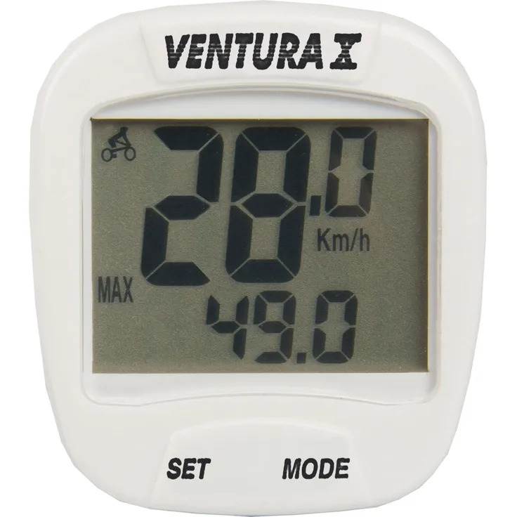 VENTURA Fahrradcomputer X, Weiß