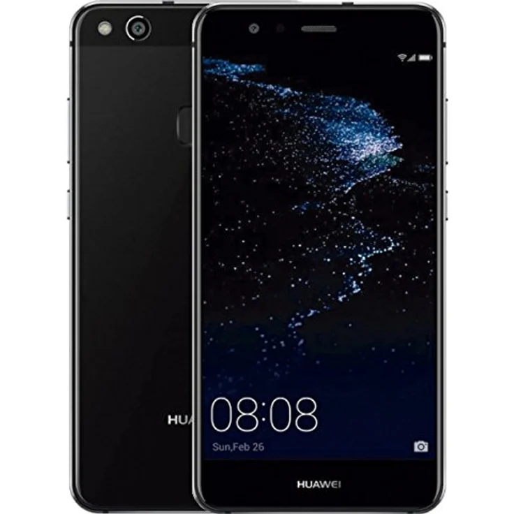 Huawei P10 lite Smartphone 13,21cm (5,2 Zoll) IPS-Display, 32GB interner Speicher, 3GB RAM, Dual-SIM, Android, Midnight Black – Bild 1