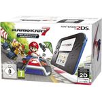 Nintendo 2DS Schwarz-Blau 256MB & 4GB Speicherkarte Bundle inkl. Mario Kart 7