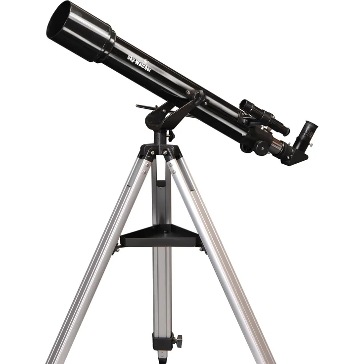 Skywatcher Mercury-707 (70mm (2,75 Zoll), f-700) Refraktor Teleskop Silber
