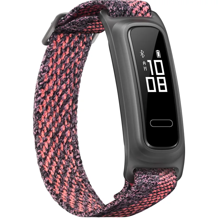 Huawei Band 4e Fitness-Tracker Unisex, 12,5mm, Textilarmband, Sakura Coral